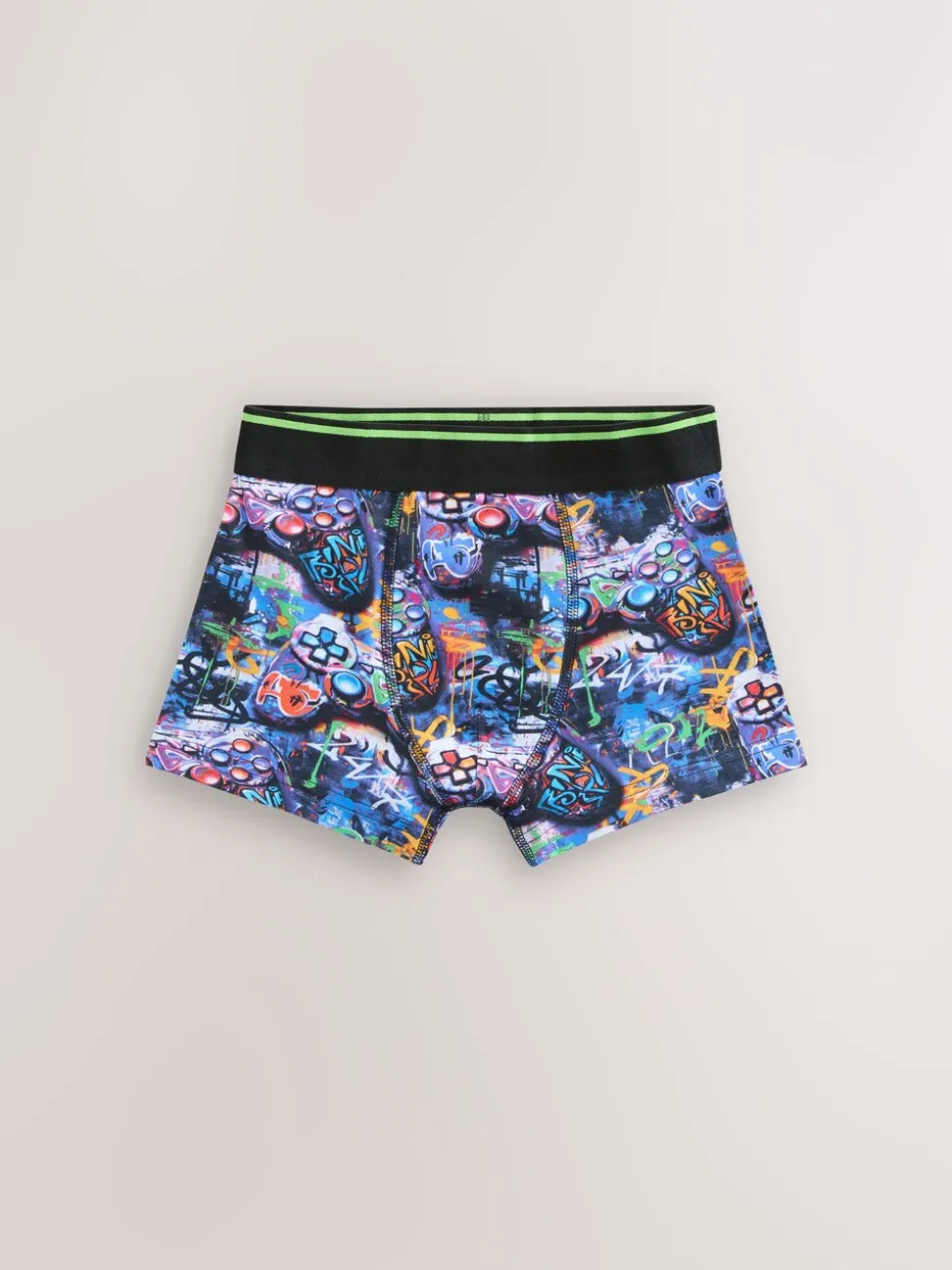 Grafittiprint gamer - Verpakking van 5 boxers (2-16jr)
