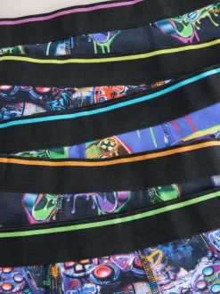 Grafittiprint gamer - Verpakking van 5 boxers (2-16jr)