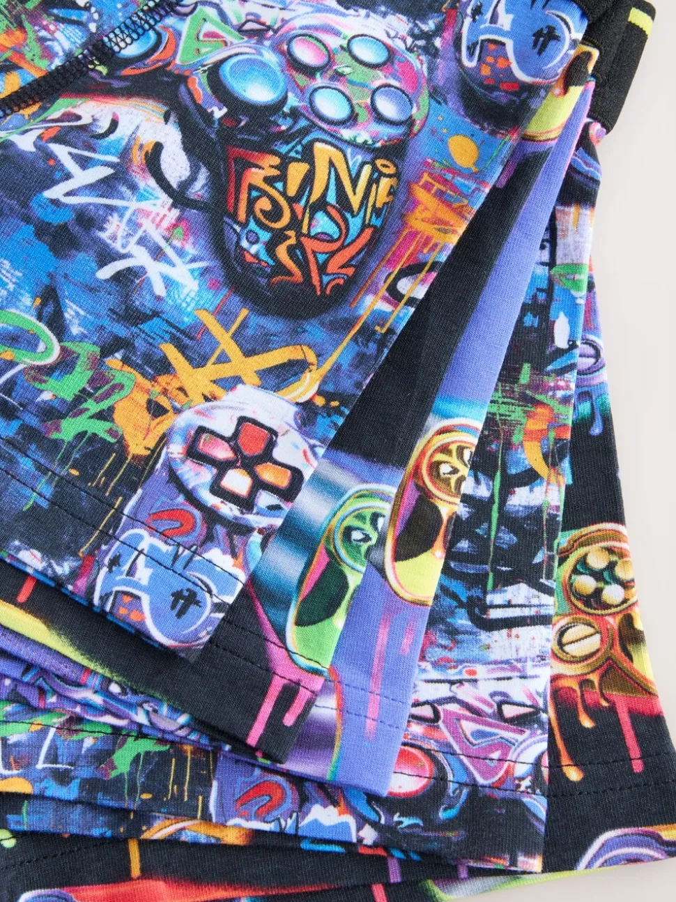 Grafittiprint gamer - Verpakking van 5 boxers (2-16jr)