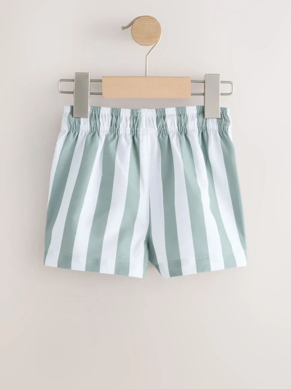Green and White Stripe - Zwemshort met print (3 mnd-7 jr)