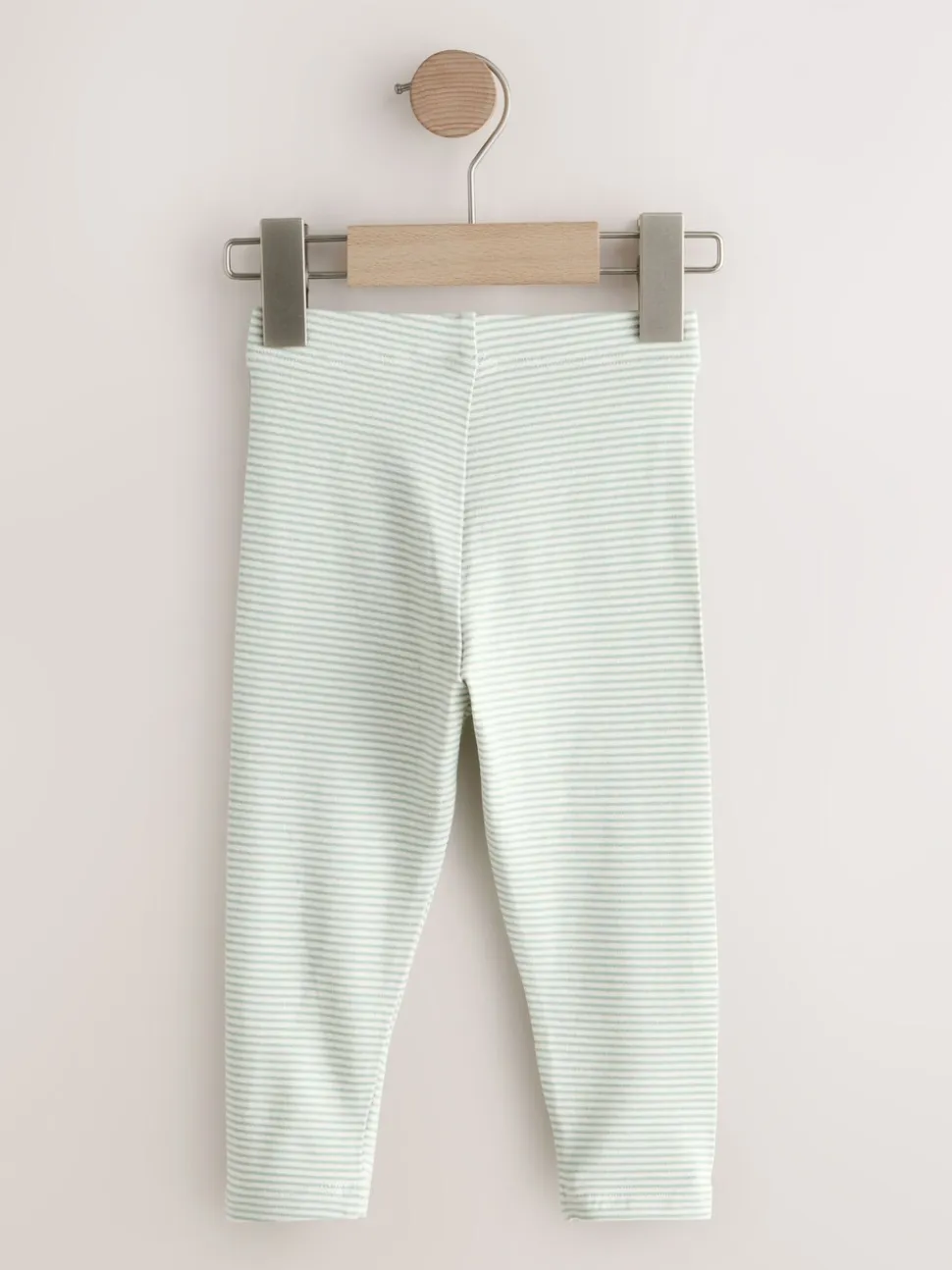 Green/Ecru Stripe Bee - Versierde leggings (3 mnd-7 jr)