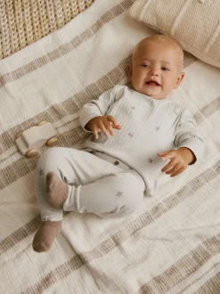 Grey Big Smiles - Baby Top and Leggings Set (0mths-2yrs) (0mths-2yrs)