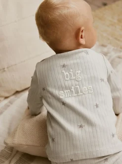Grey Big Smiles - Baby Top and Leggings Set (0mths-2yrs) (0mths-2yrs)
