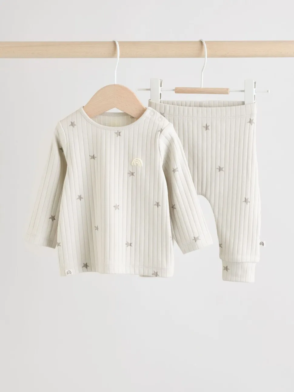 Grey Big Smiles - Baby Top and Leggings Set (0mths-2yrs) (0mths-2yrs)