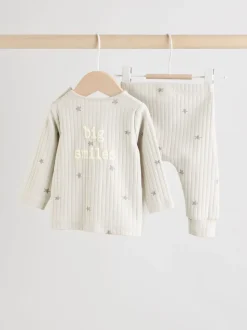 Grey Big Smiles - Baby Top and Leggings Set (0mths-2yrs) (0mths-2yrs)