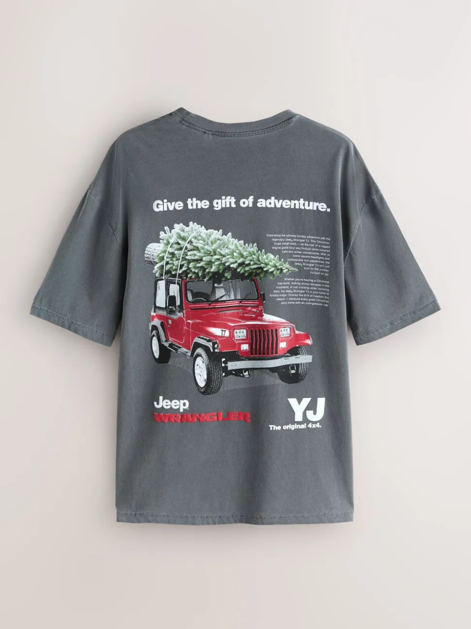Grey Jeep - Kerstmis T-shirt met grafische print