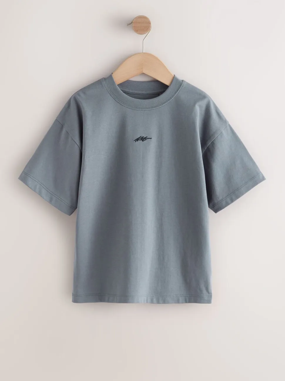 Grey/Yellow/Mineral/Red - Short Sleeve Logo Chest Graphic T-Shirts 4 Pack (3-16yrs)