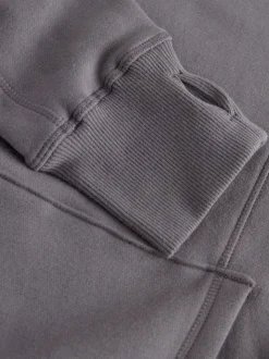Grijs - Active Longline Overhead Hoodie met superzacht naaddetail en zakken