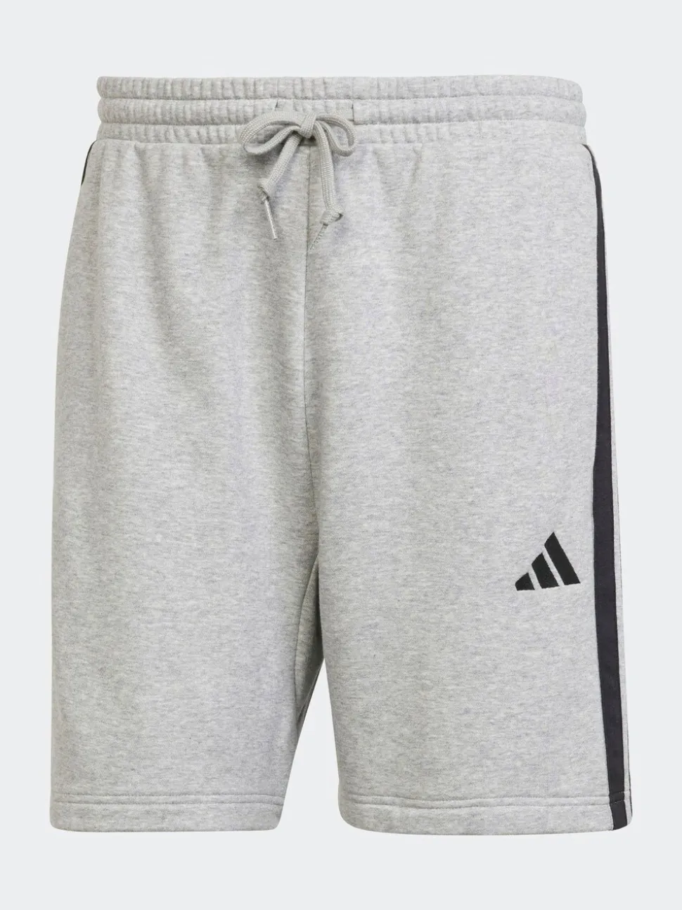 Grijs - adidas Essential 3-Stripes French Terry Shorts