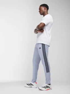 Grijs - adidas Workout Essentials All-Set 3-Stripes Knit Joggers