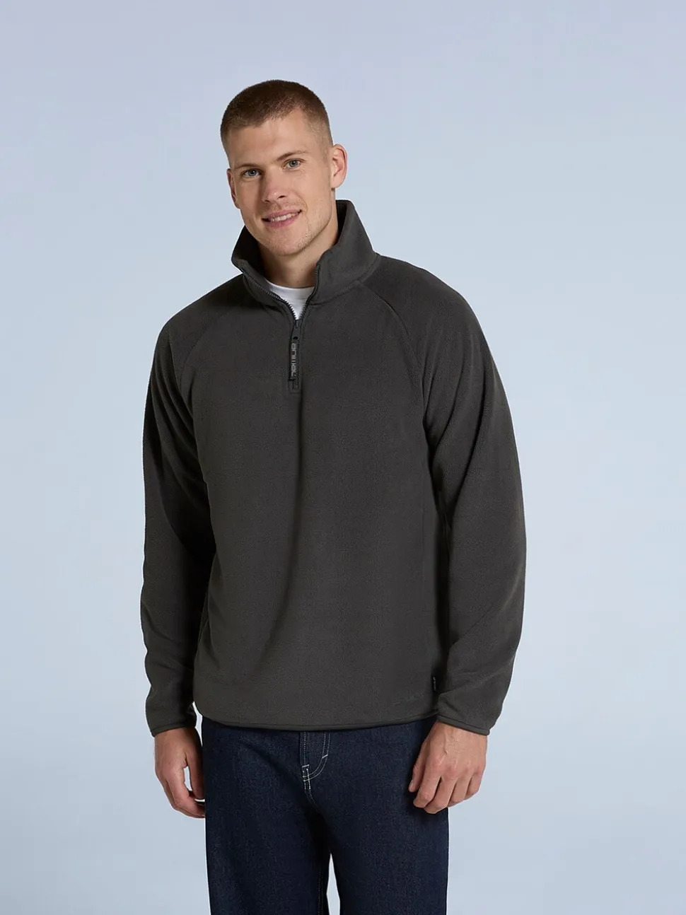 Grijs - Animal Stockholm Half-Zip Fleece