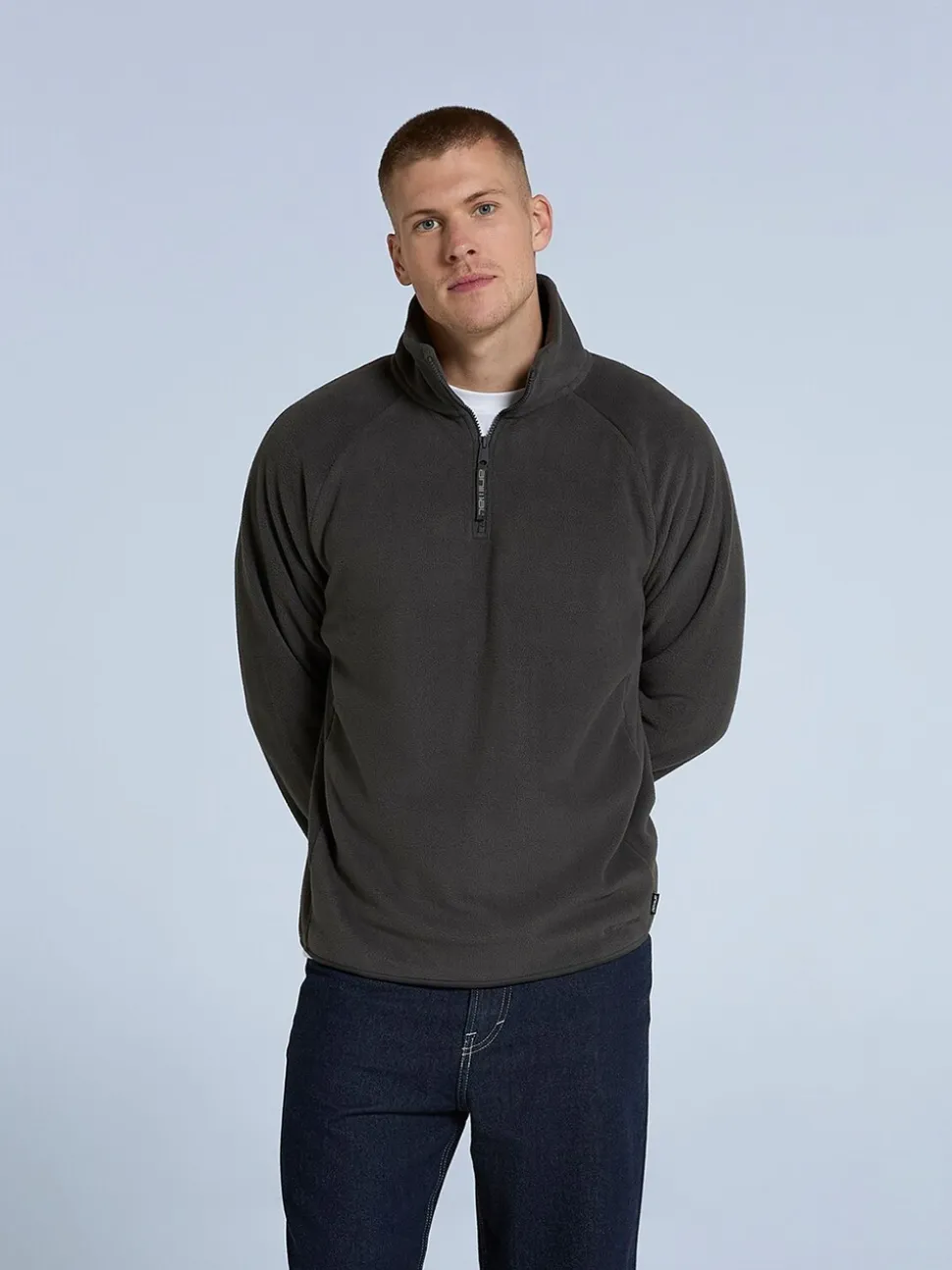 Grijs - Animal Stockholm Half-Zip Fleece
