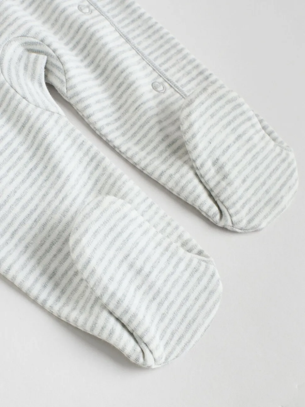 Grijs - Baby Popper Sleepsuits 3 Pack