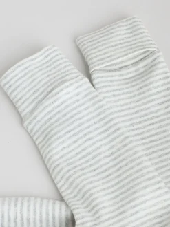 Grijs - Baby Popper Sleepsuits 3 Pack