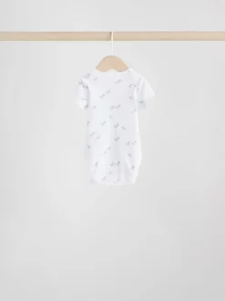 Grijs - Baby Short Sleeved Bodysuits 5 Pack