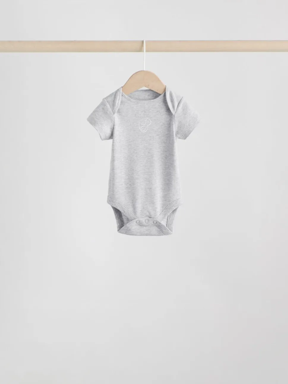 Grijs - Baby Short Sleeved Bodysuits 5 Pack