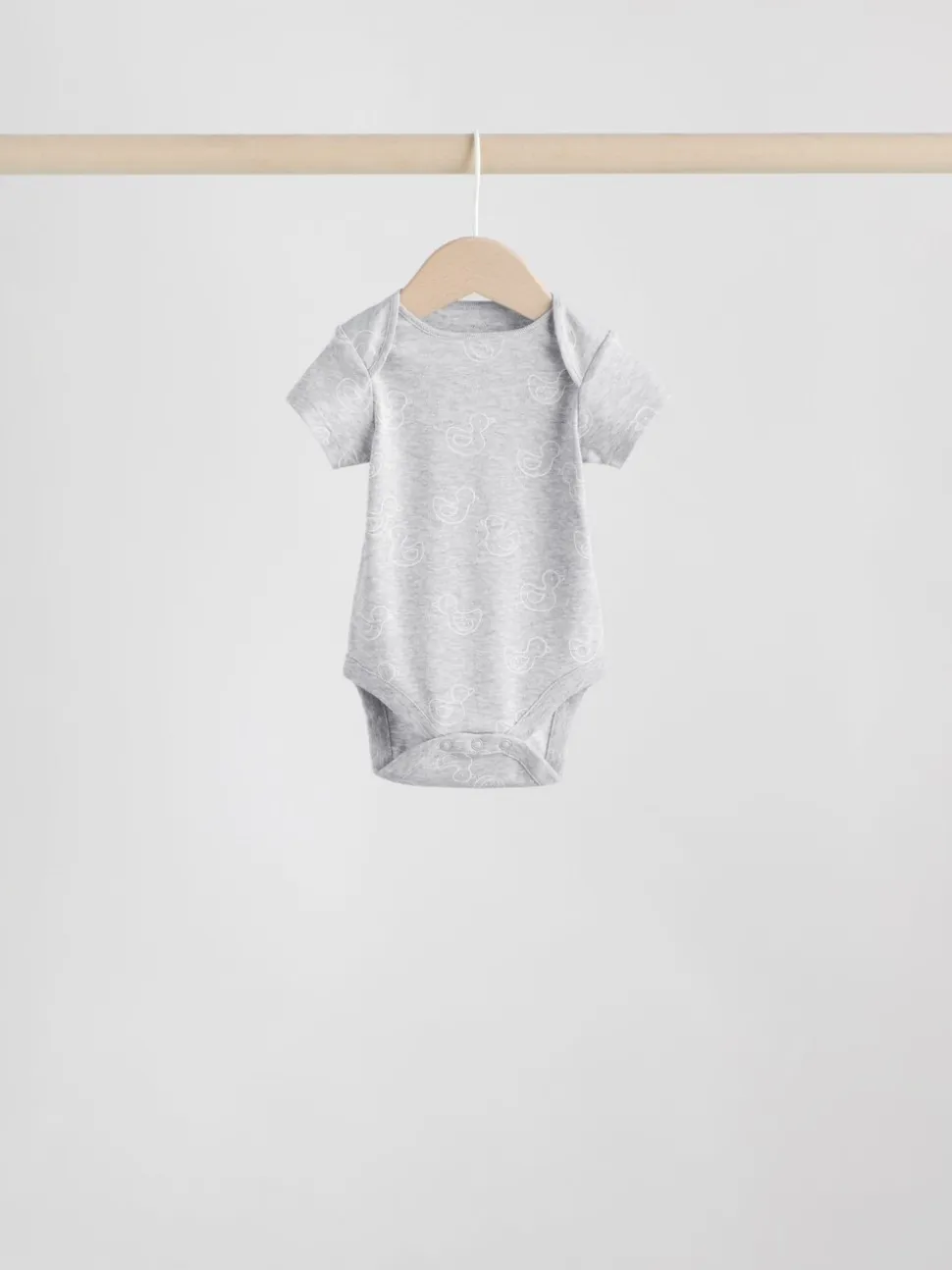 Grijs - Baby Short Sleeved Bodysuits 5 Pack