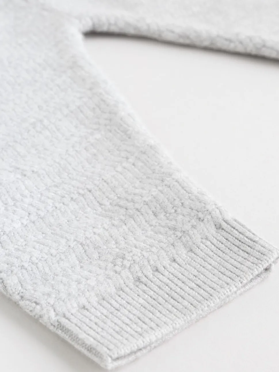 Grijs - Babyset met gebreide trui en legging (0mnd-2jr)