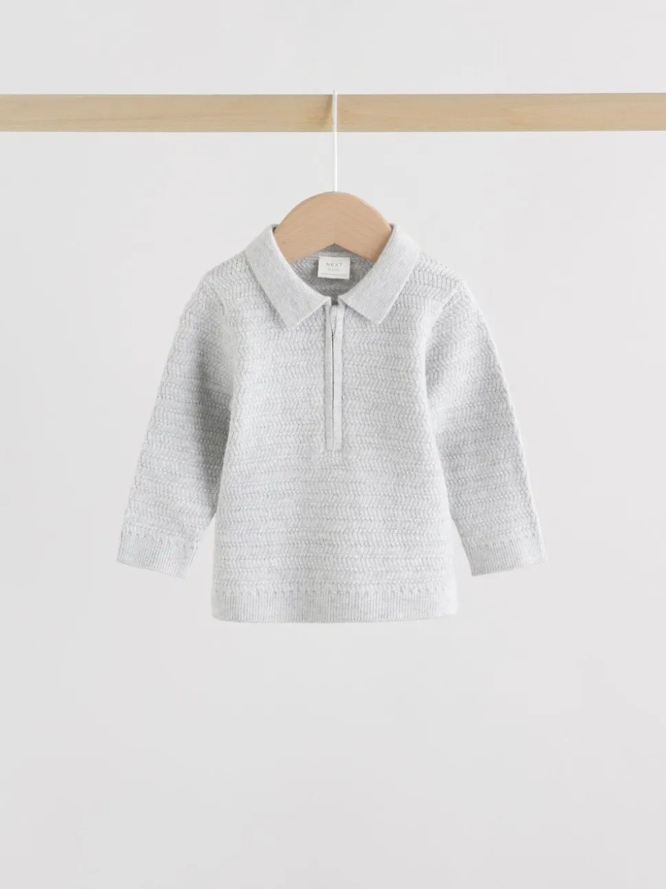 Grijs - Babyset met gebreide trui en legging (0mnd-2jr)