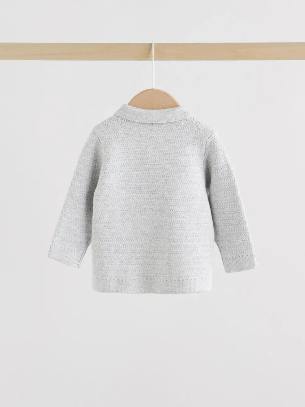 Grijs - Babyset met gebreide trui en legging (0mnd-2jr)