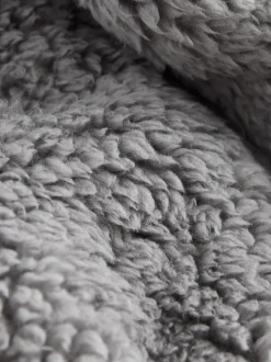 Grijs - Badjas van fleece voor baby's (12mnd-8jr)