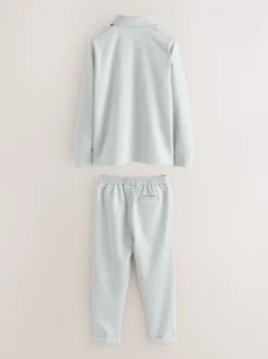 Grijs - Baker by Ted Baker - 3 -delig set van getextureerd jack, T-shirt en broek