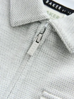 Grijs - Baker by Ted Baker - 3 -delig set van getextureerd jack, T-shirt en broek
