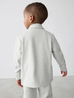 Grijs - Baker by Ted Baker - 3 -delig set van getextureerd jack, T-shirt en broek