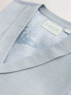 Grijs - Baker by Ted Baker Waistcoat, Shirt And Tie Set