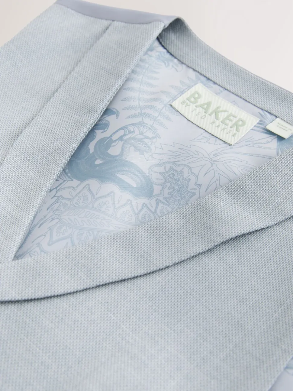 Grijs - Baker by Ted Baker Waistcoat, Shirt And Tie Set