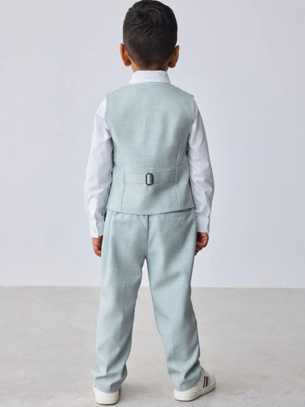 Grijs - Baker by Ted Baker set van gilet, overhemd en broek