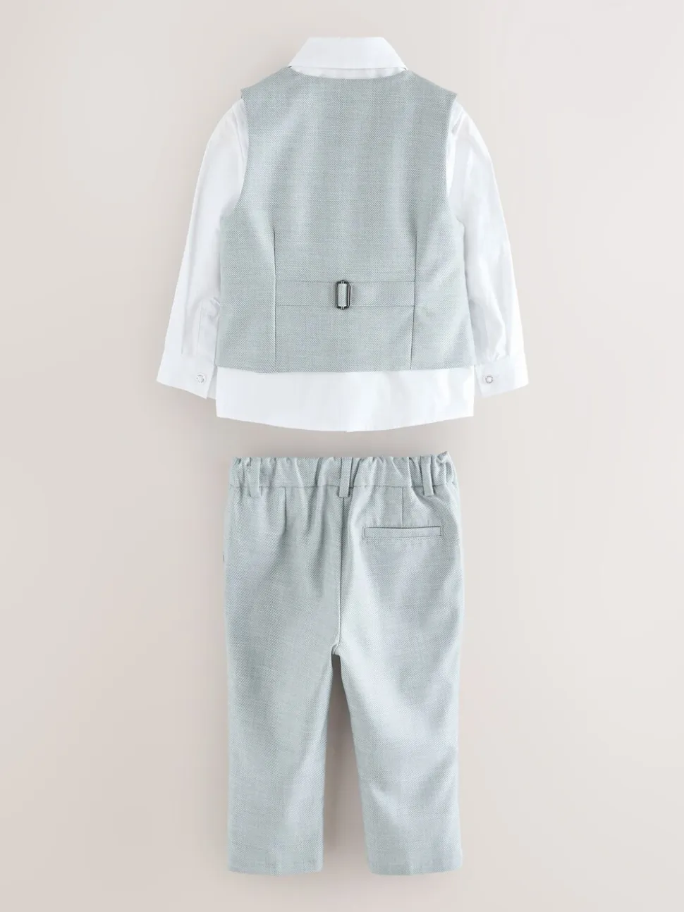 Grijs - Baker by Ted Baker set van gilet, overhemd en broek