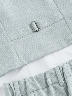 Grijs - Baker by Ted Baker set van gilet, overhemd en broek