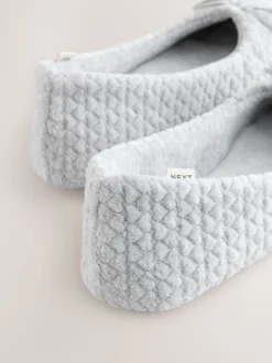 Grijs - Ballerina Heart Slippers