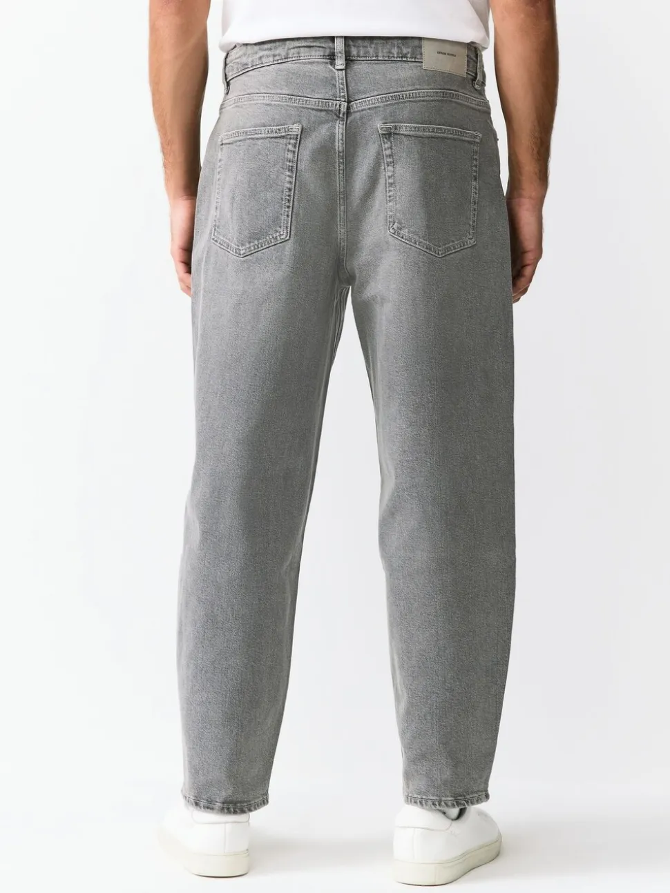Grijs - Barrel Fit - Vintage wash denim jeans