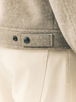 Grijs - Borg Lined Trucker Jacket
