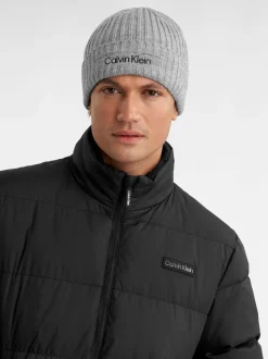 Grijs - Calvin Klein Golf Boyland Knitted Beanie