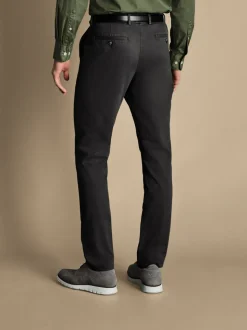 Grijs - Charles Tyrwhitt Classic Fit ultimate chino zonder plooien