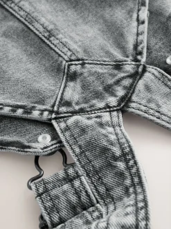 Grijs - Denim tuinbroek (3mnd -7jr)