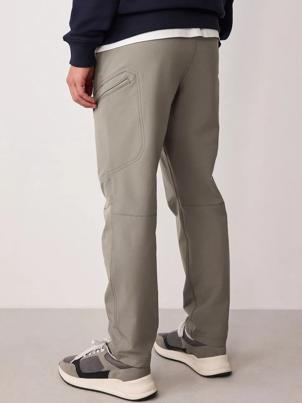 Grijs - DryTech Slim Fit Tech Stretch Utility Cargo Trousers