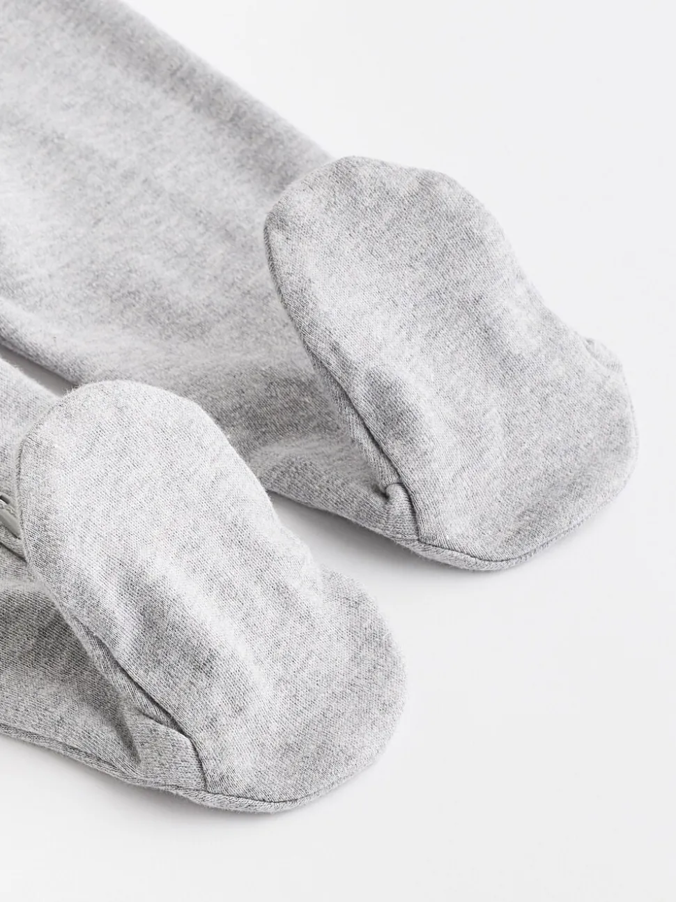 Grijs - Essential 100% Katoenen babypakjes met rits 3 Pack (0-3jr)