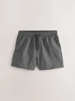 Grijs - Fashion cargo zwemshorts
