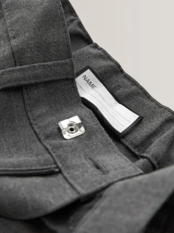 Grijs - Formele skinny schoolbroek met stretch (3-17 jr)