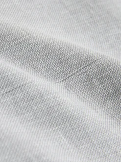Grijs - Gilet van linnenmix met textuur
