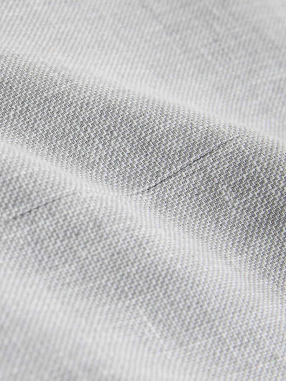 Grijs - Gilet van linnenmix met textuur