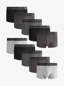 Grijs - Hipster boxers van katoenrijke mix