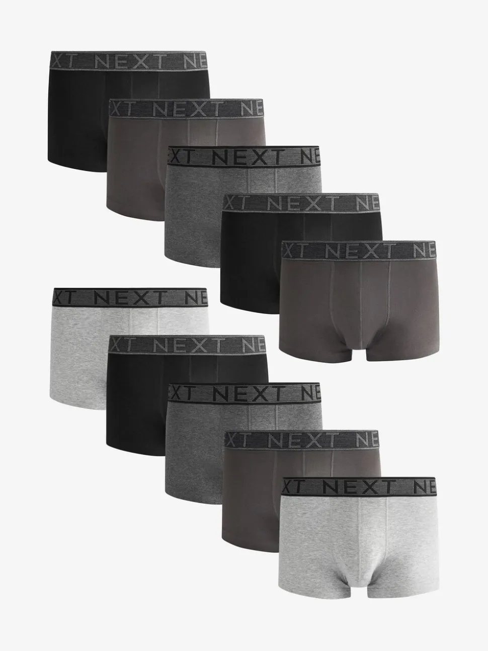 Grijs - Hipster boxers van katoenrijke mix
