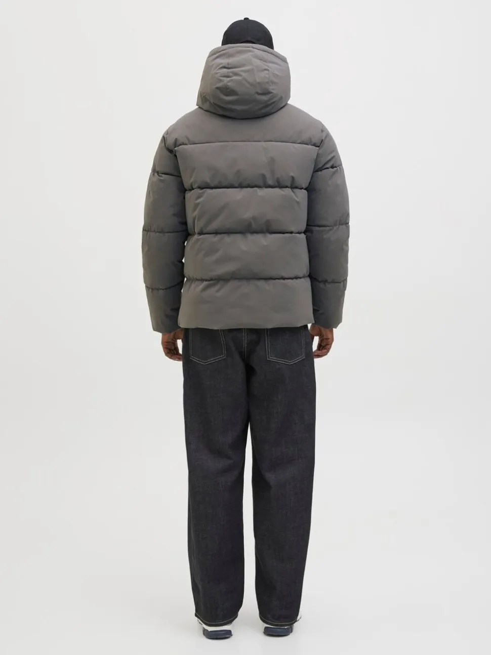 Grijs - Jack & Jones - Gewatteerd jack met capuchon