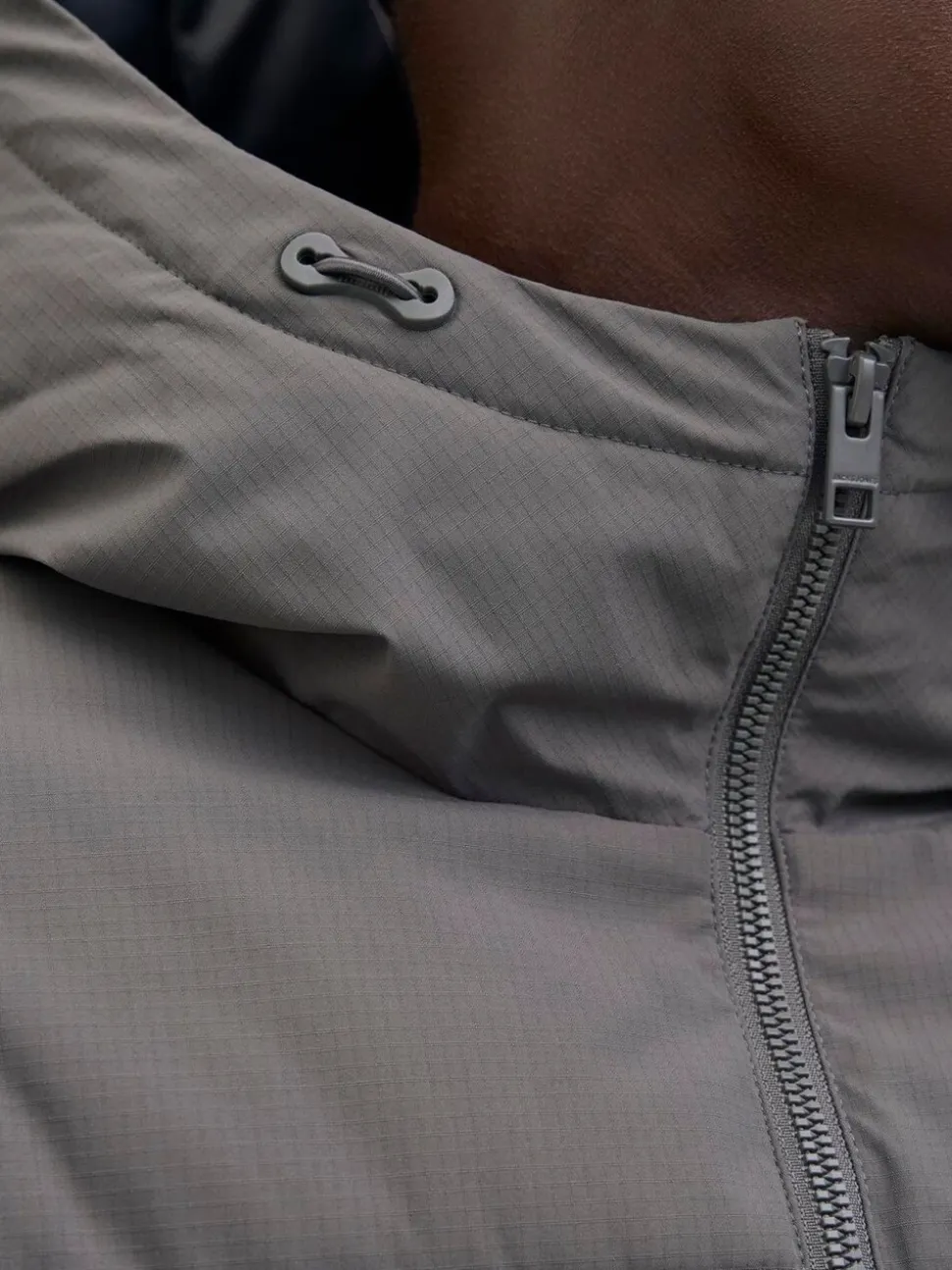 Grijs - Jack & Jones - Gewatteerd jack met capuchon