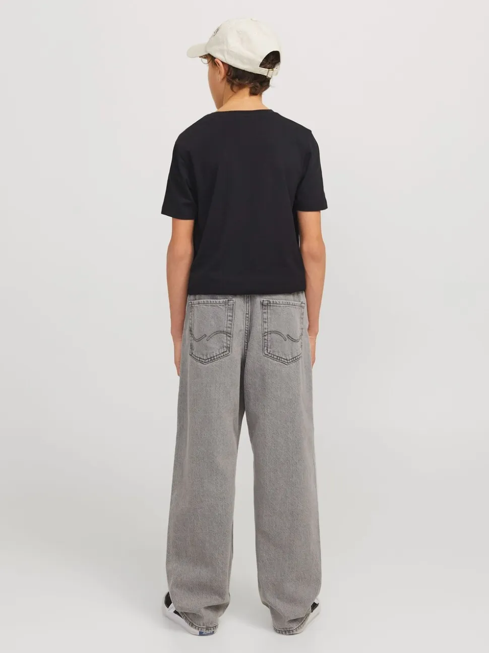 Grijs - JACK & JONES Junior Baggy Fit Alex Jeans